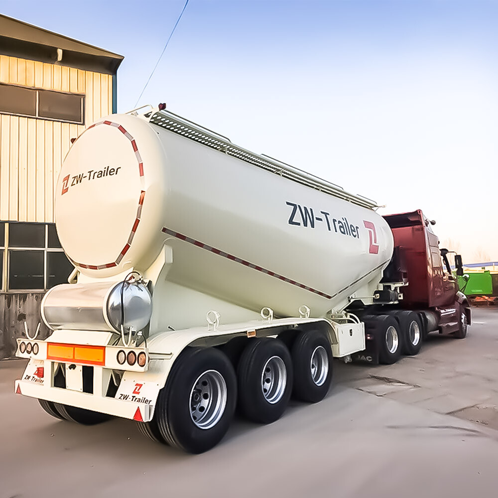 3 Axle 40CBM Dry Bulk Tanker Trailer