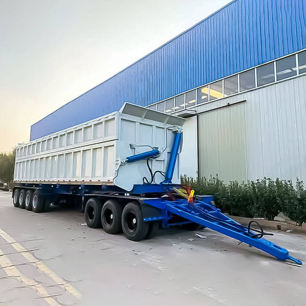 40CBM hydraulic side dump trailer