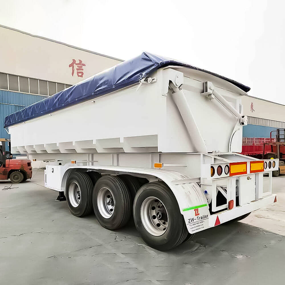 Tri Axle Side Tipper Dump Semi Trailer