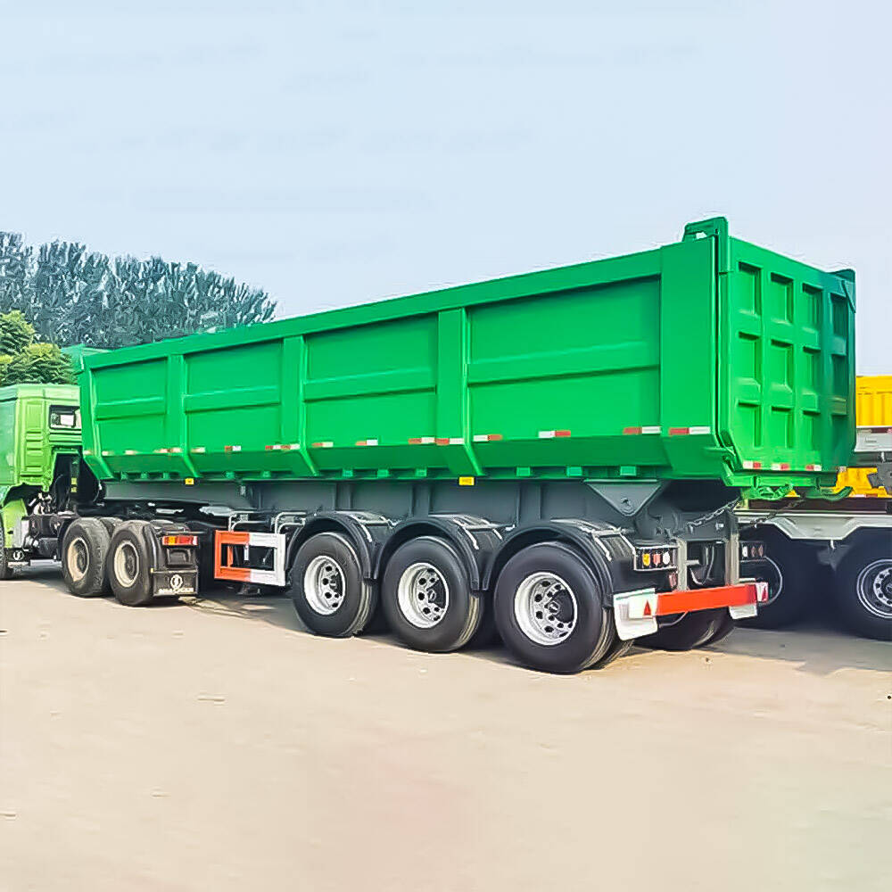 33CBM End Dump Semi Trailer