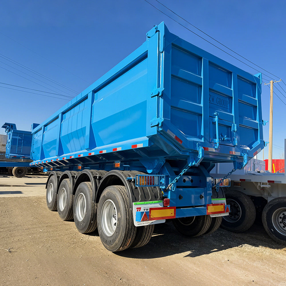 Brand New 80Tons (35CBM) Semi Dump Trailer  
