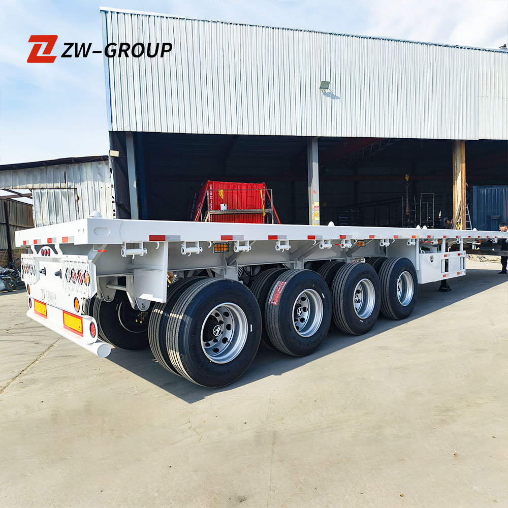  Flatbed Semi Trailer for Sale in Botswana Customer 
