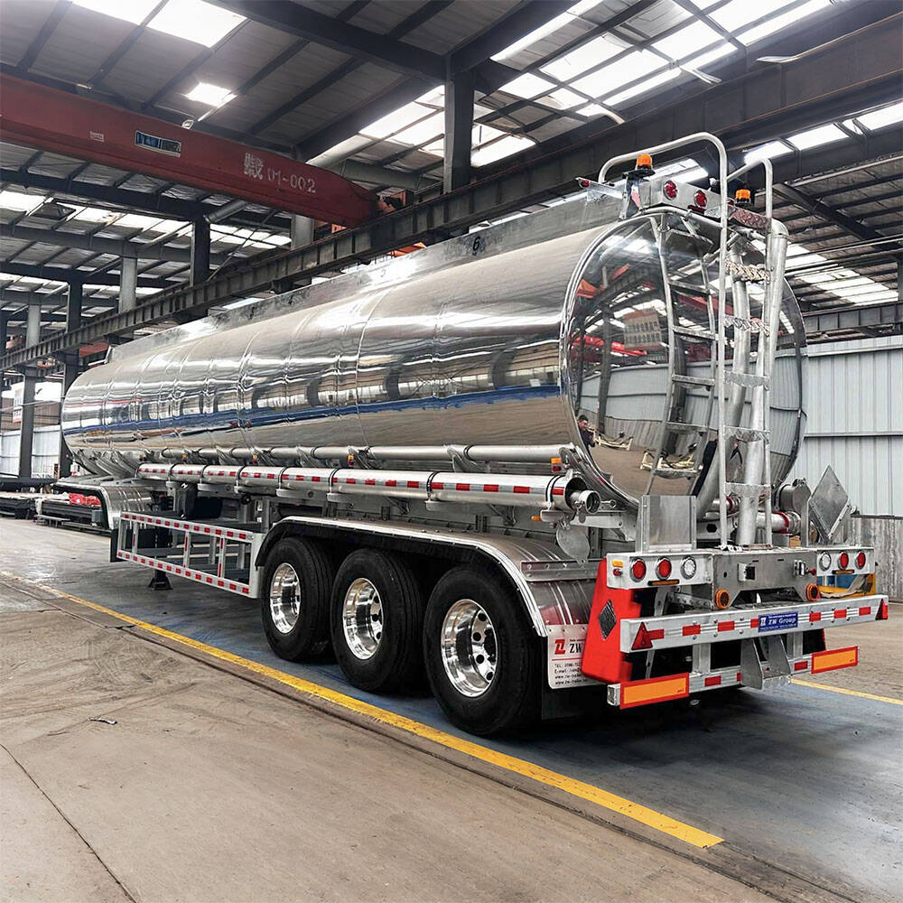 Premium Mirror-Finish Aluminum Tank Semi-Trailer
