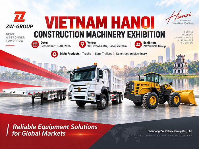 ZW Vehicle Group na Exposição de Máquinas de Construção de Hanói 2026