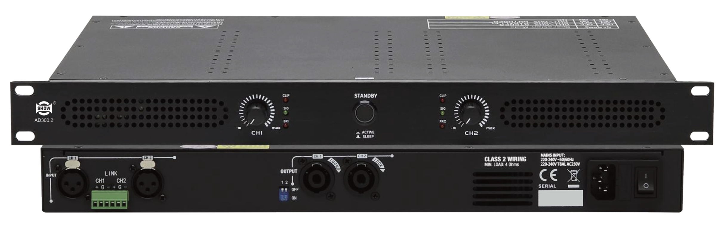 两通道数字功放AD150.2 两通道数字功放AD150.2