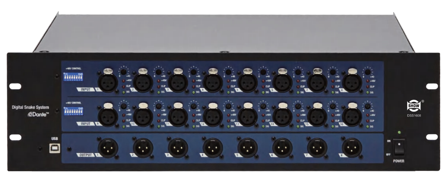 Dante接口箱DSS1608