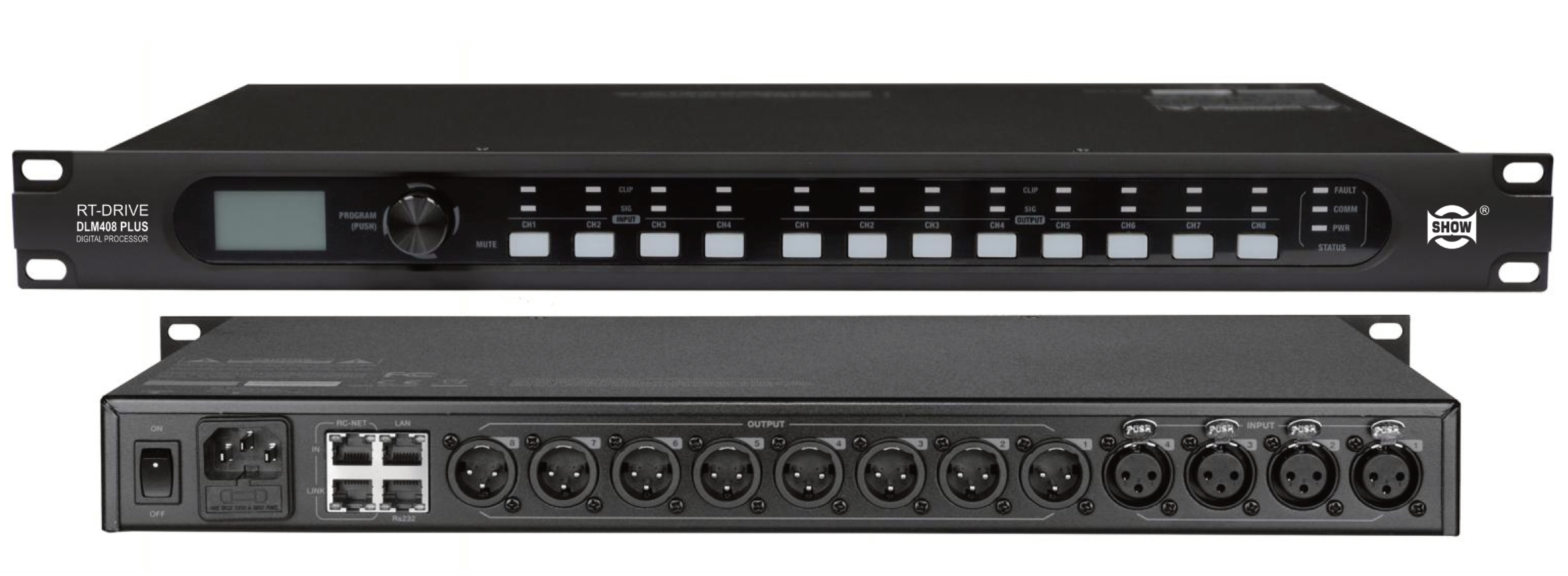 4进8出数字音箱处理器DLM408PLUS