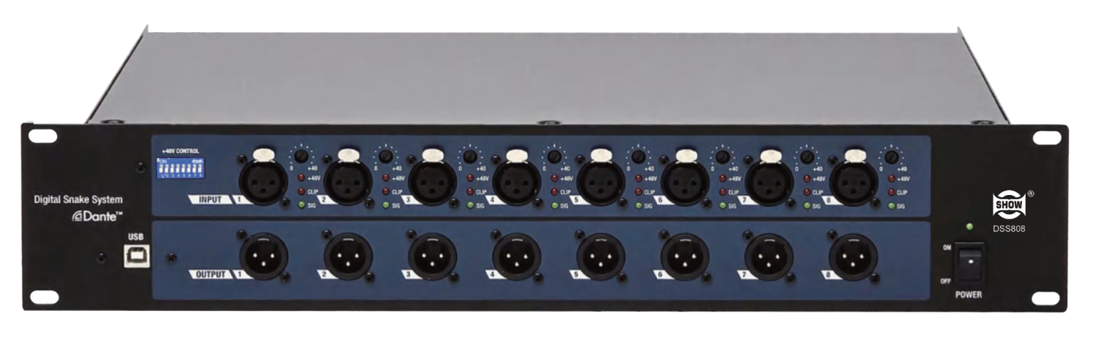 Dante接口箱DSS808