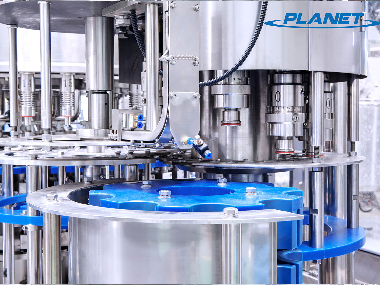 Bottle Capping.Bottle capping