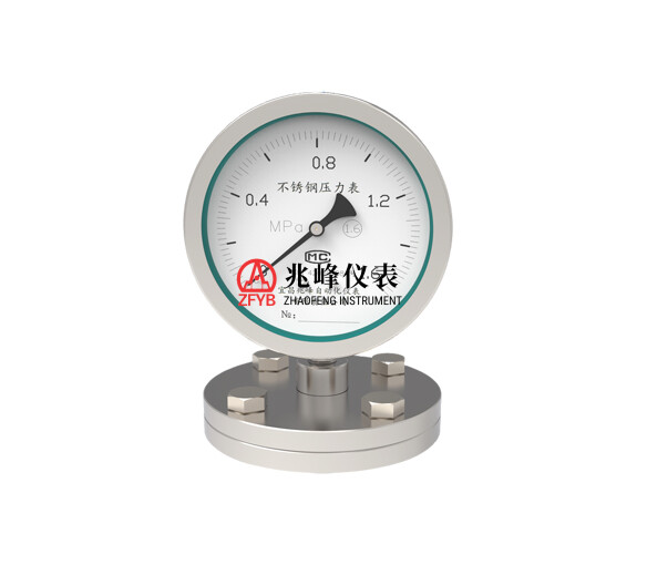 YTP型隔膜式防腐压力表、防腐耐振压力表
