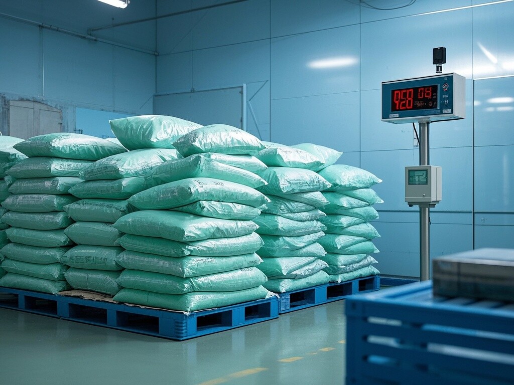 工业级硫酸亚铁原料的储存方法