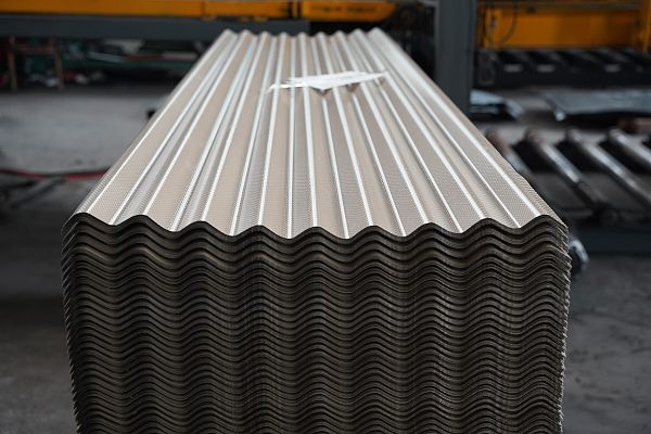 5-7-3, tejas de colores prensadas