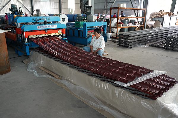 5-5-3, Máquina para tejas sarificadas de color