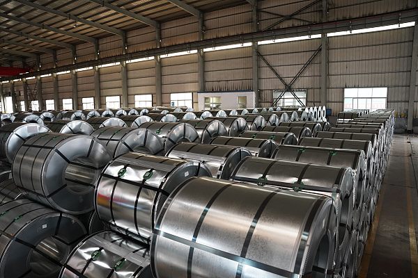 1-7-3, diagrama del taller de apilamiento de productos de bobina de acero galvanizado