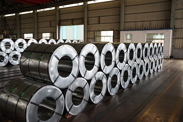 1-5-4, Imagen de apilamiento de empaque de bobina de acero galvanizado