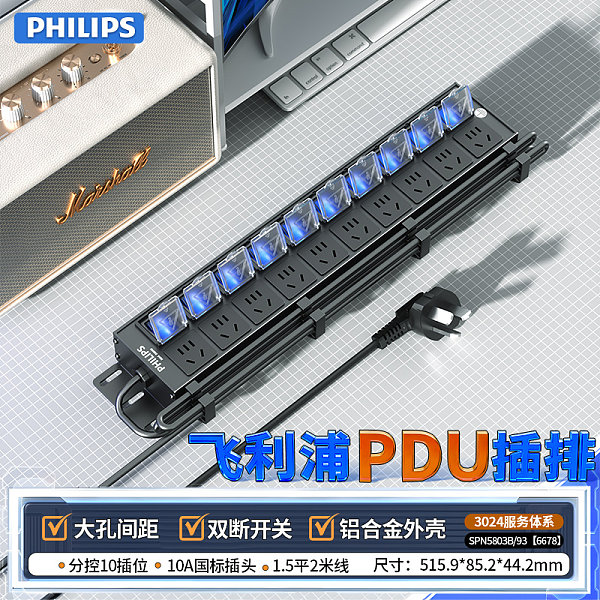 飞利浦PDU插排-FAP系列-SPN5803B/93【6678】
