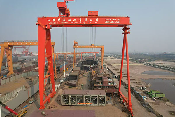 江苏华泰船业有限公司造船门式起重机MECA400t--50m-2