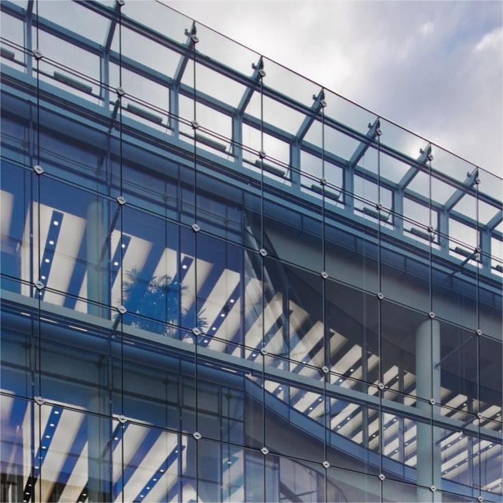High-Strength Exposed Framing Glass Curtain Wall