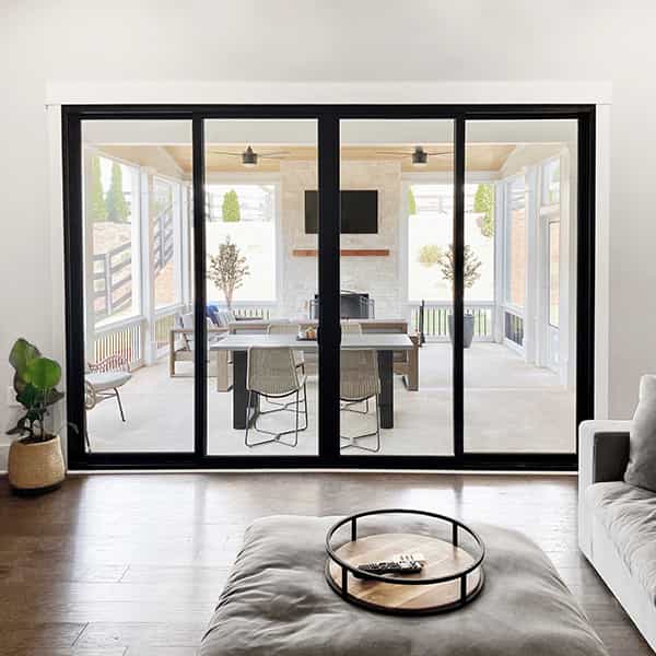 DS100 Two-Track Aluminum Slidng Door