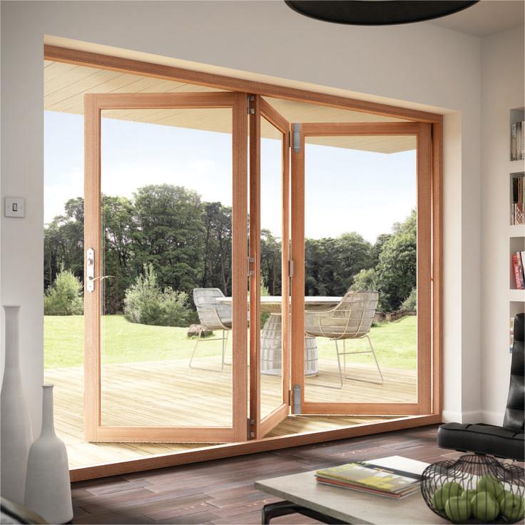 DF68 Stylish Aluminum Folding Windows