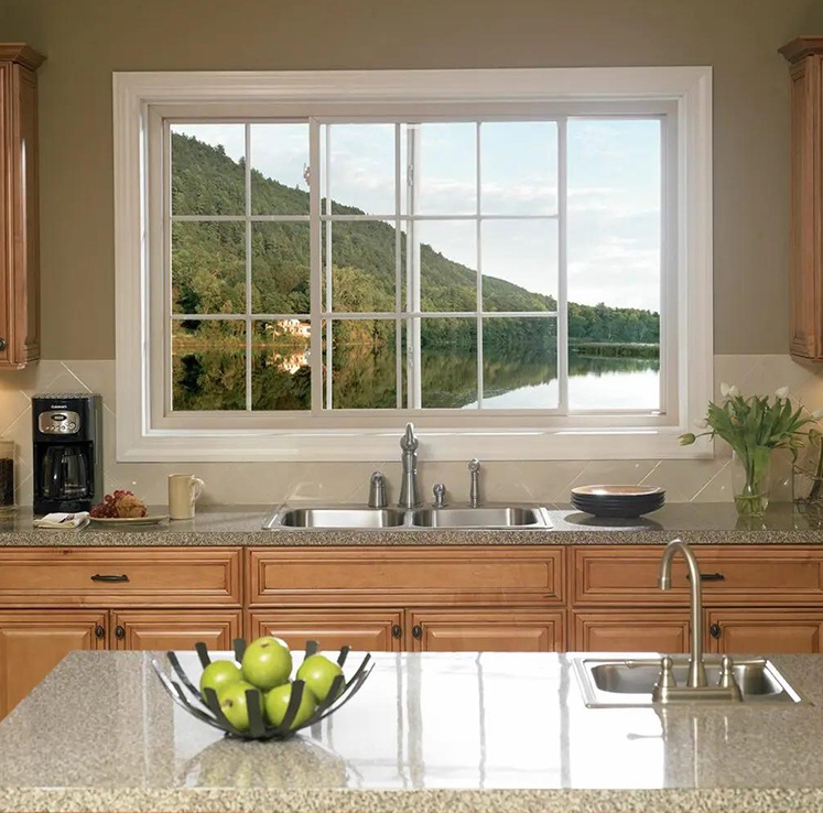 90 UPVC/Vinyl Sliding Windows with integrated nail fin 90 UPVC/Vinyl Sliding Windows with integrated nail fin