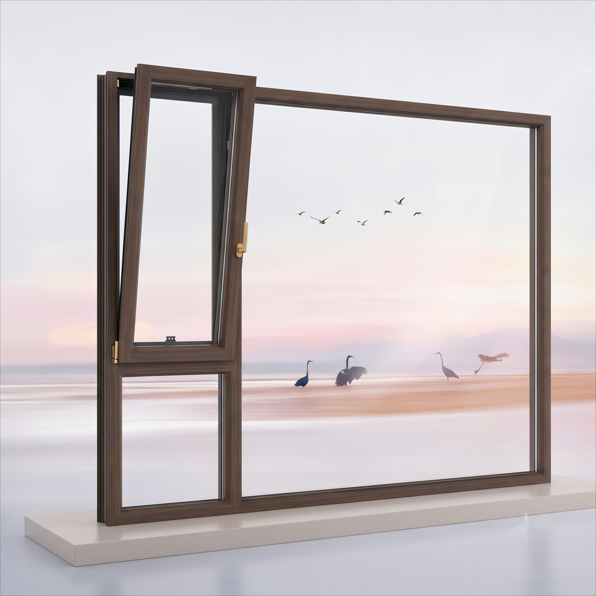 95 Nature Series Aluminum Clad Wood Tilt and Turn Window