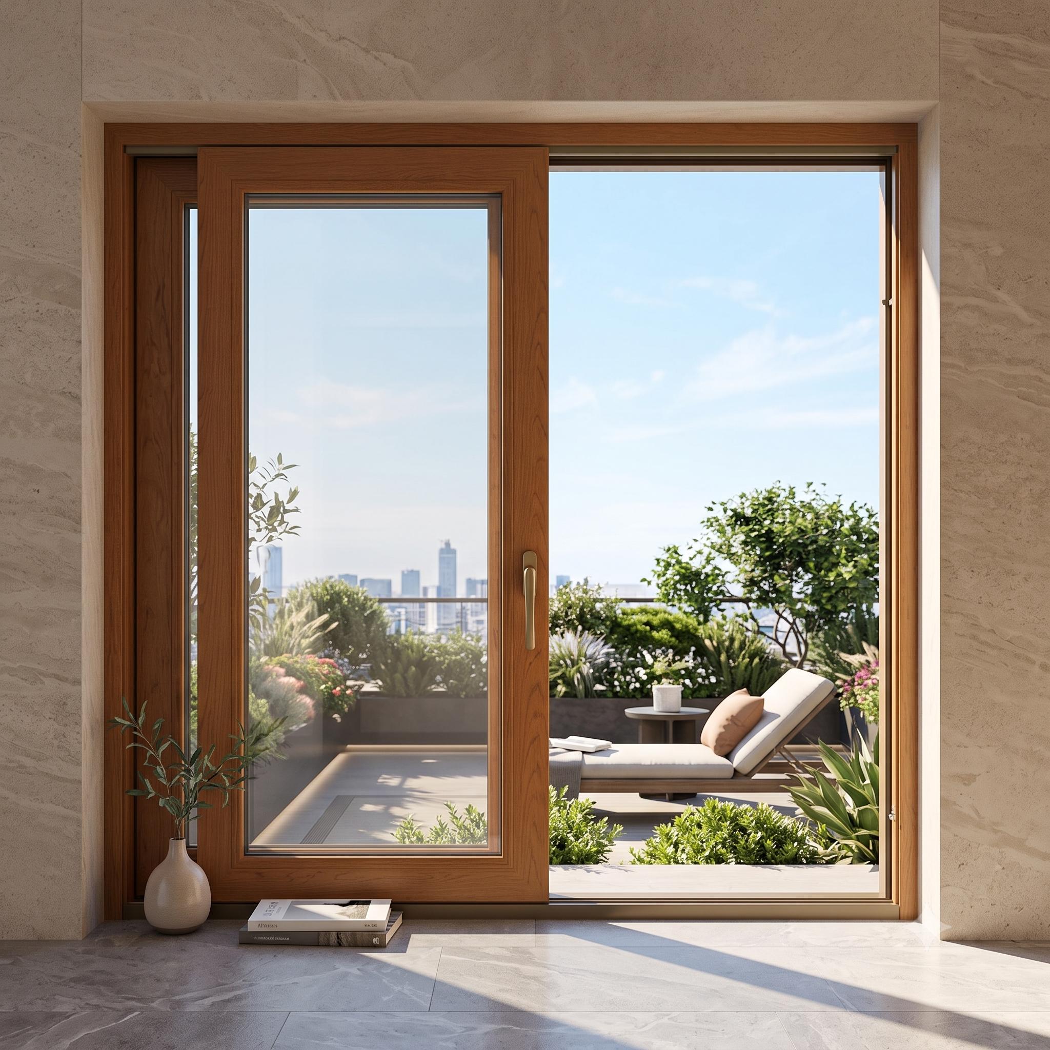 HA200T Aluminum Clad Wood Lift and Slide Door