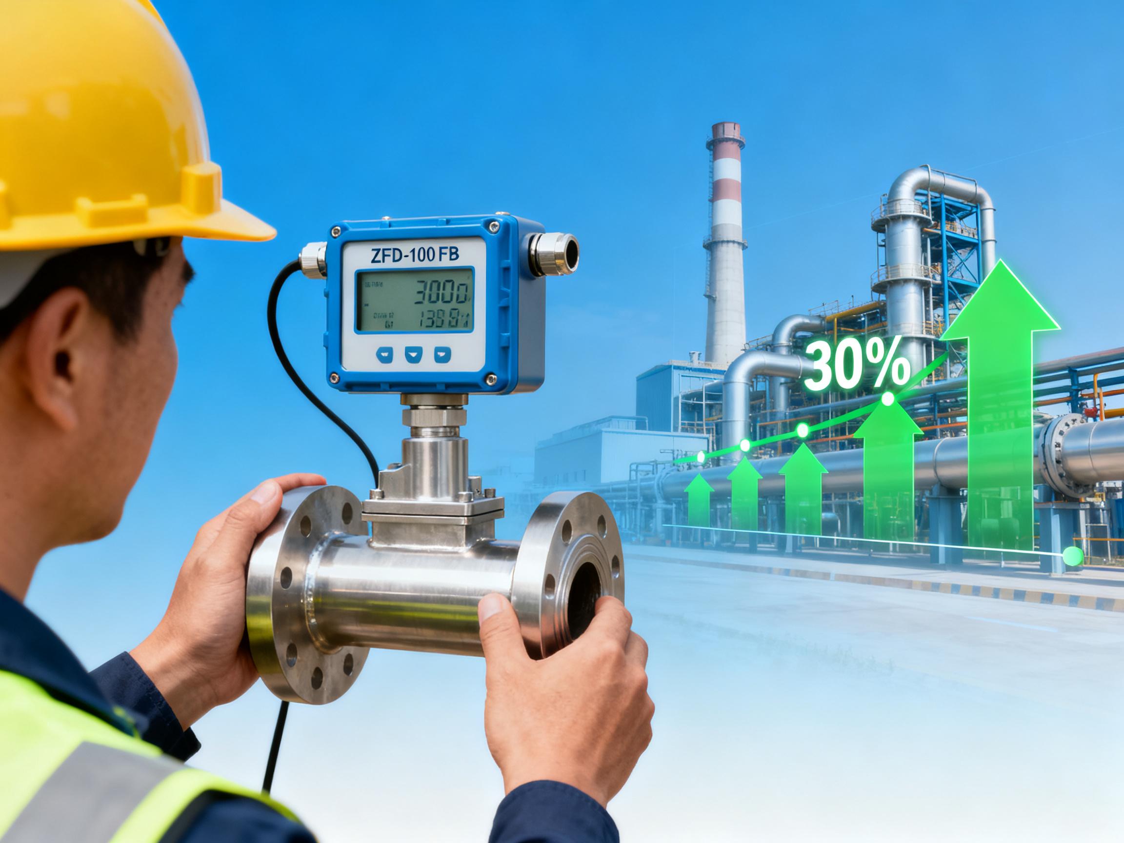 ZFD-100FB应用案例：某电厂如何通过超声波流量传感器节省30%成本？