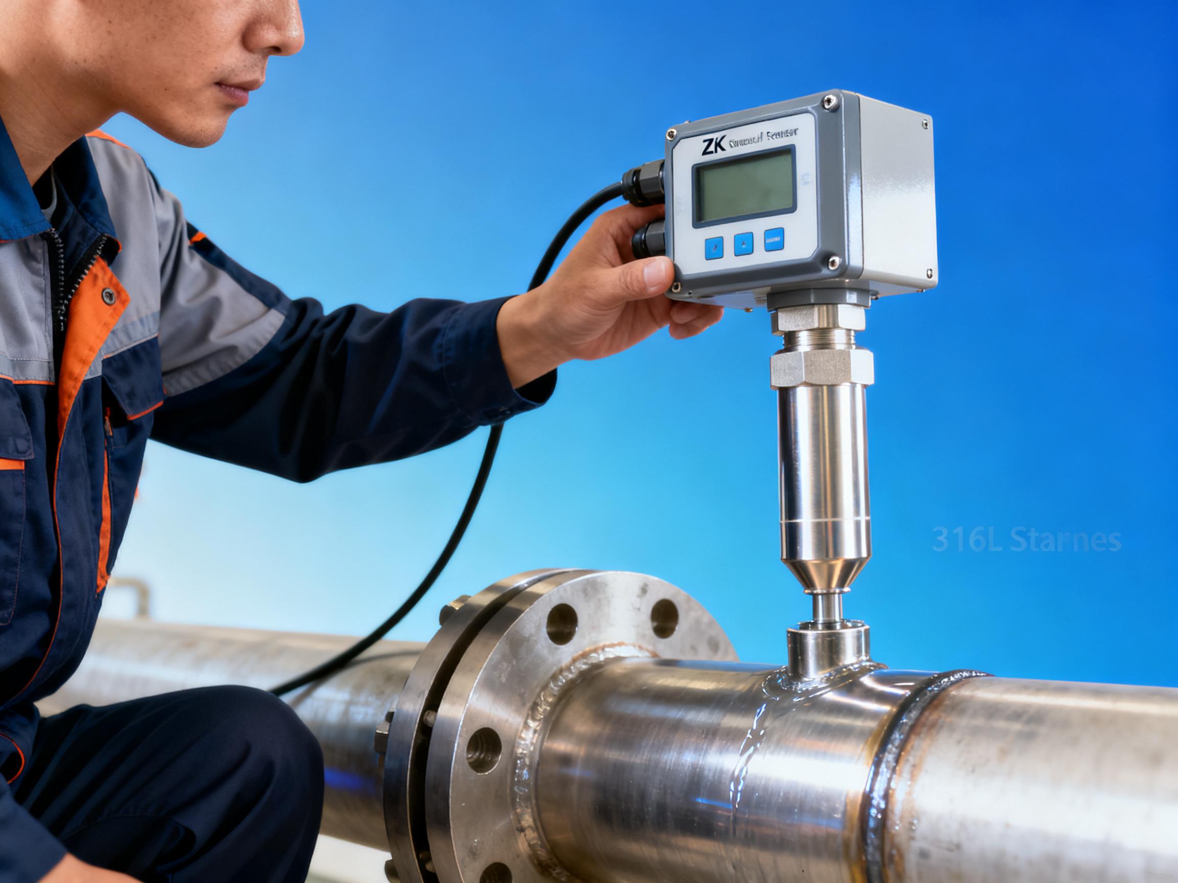 超声波流量传感器选型指南：ZK系列各型号适用场景全解析