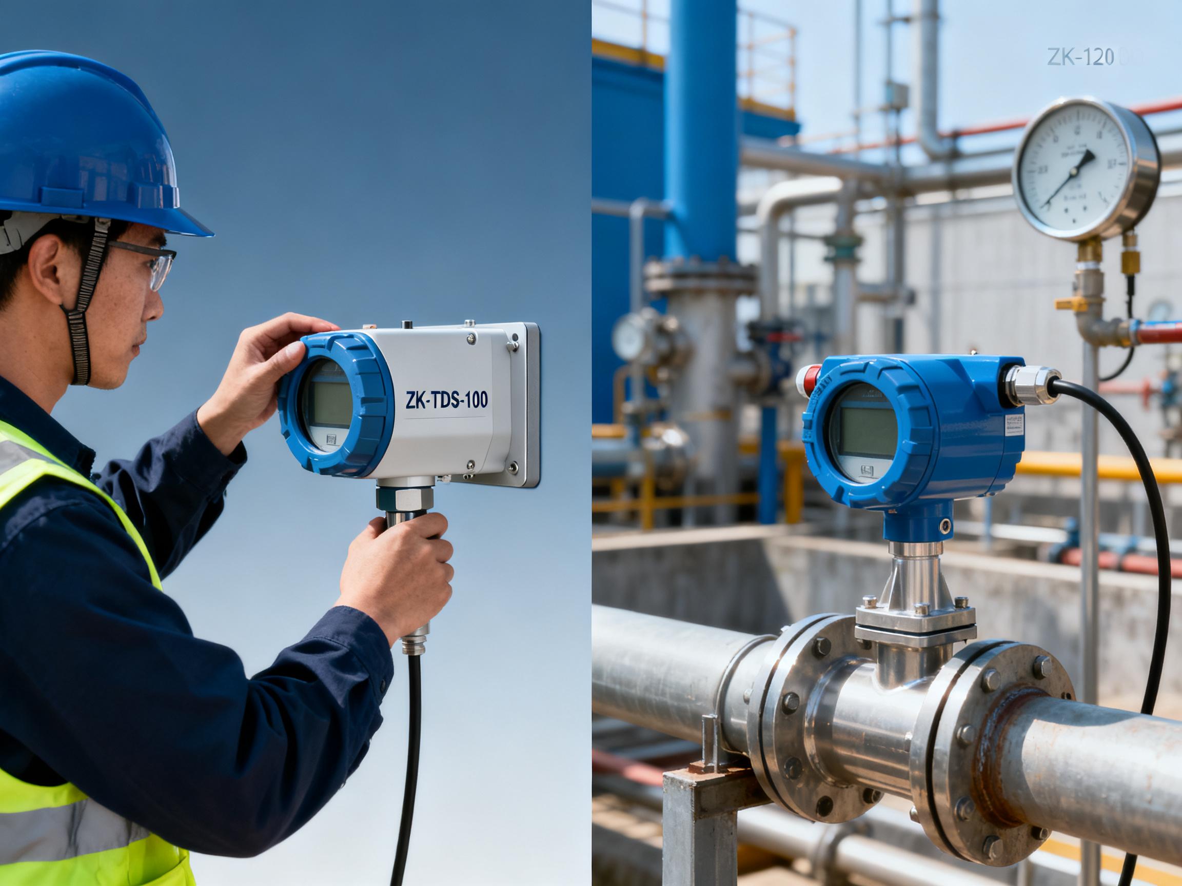 5大选购要点：ZK-120与ZK-TDS-100壁挂式超声波流量传感器对比