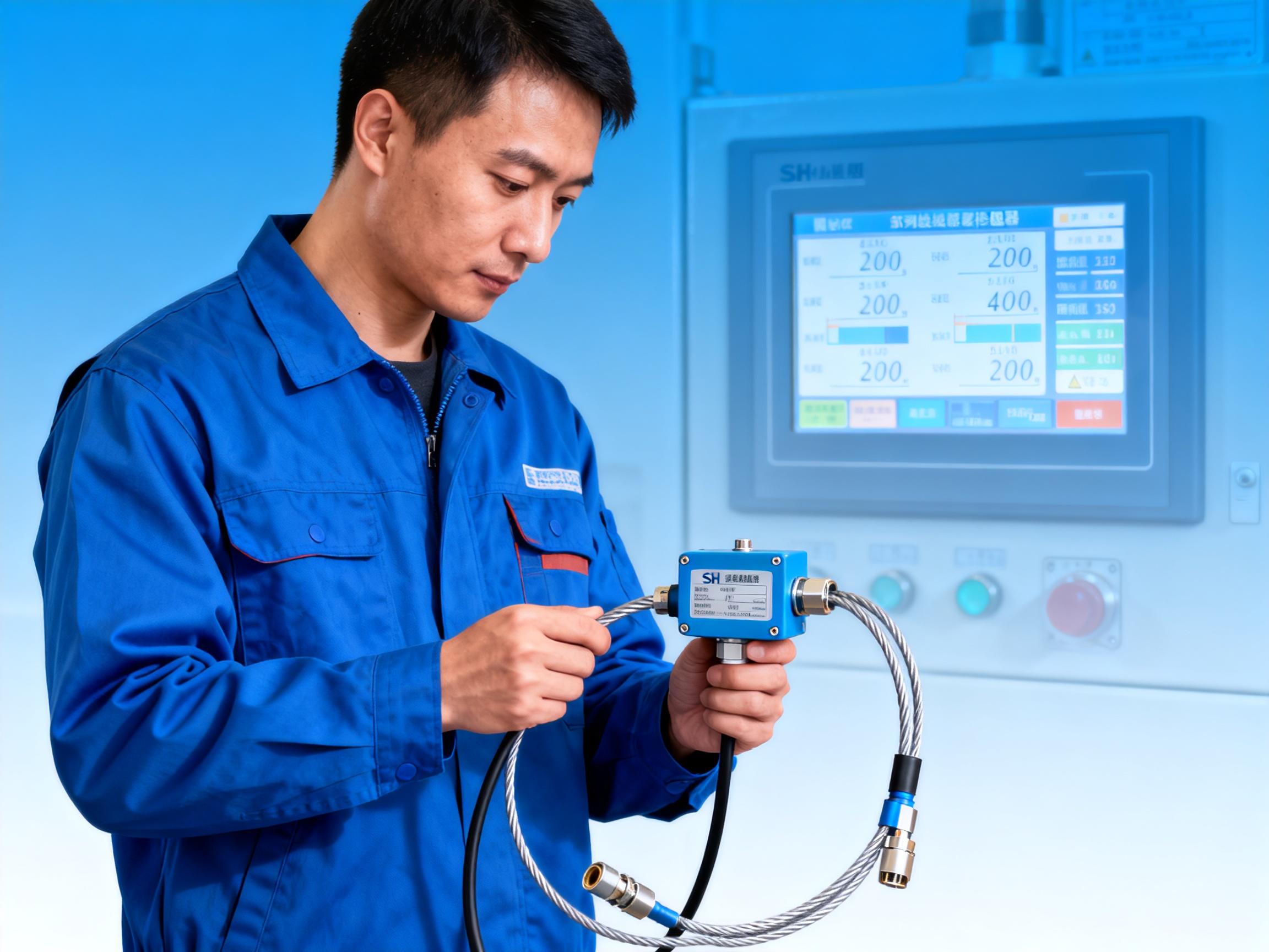 位移传感器寿命延长秘诀：SH系列拉绳式电子尺维护要点