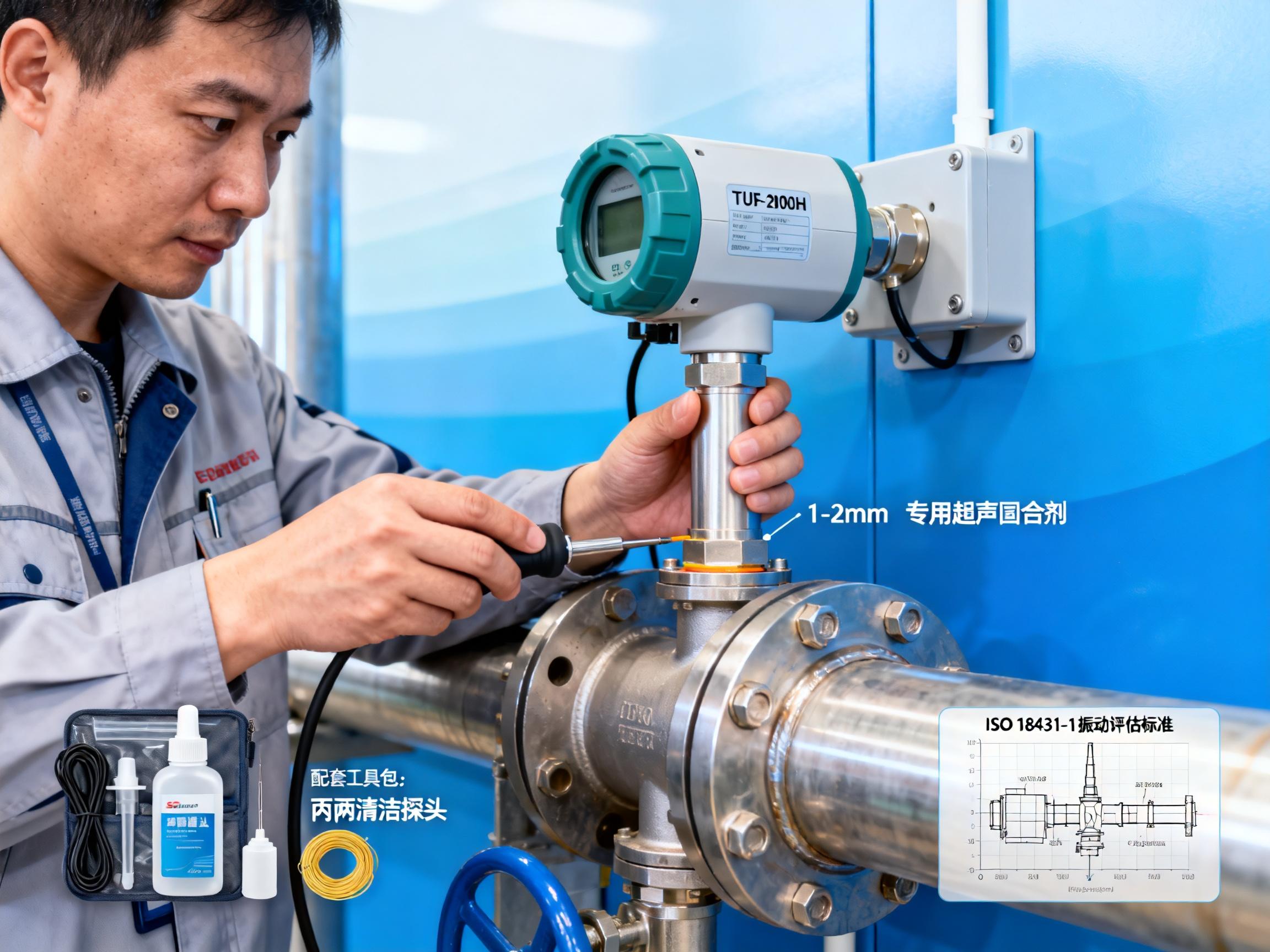 TUF-2000H壁挂式流量传感器安装避坑手册：90%技术员忽略的3个细节