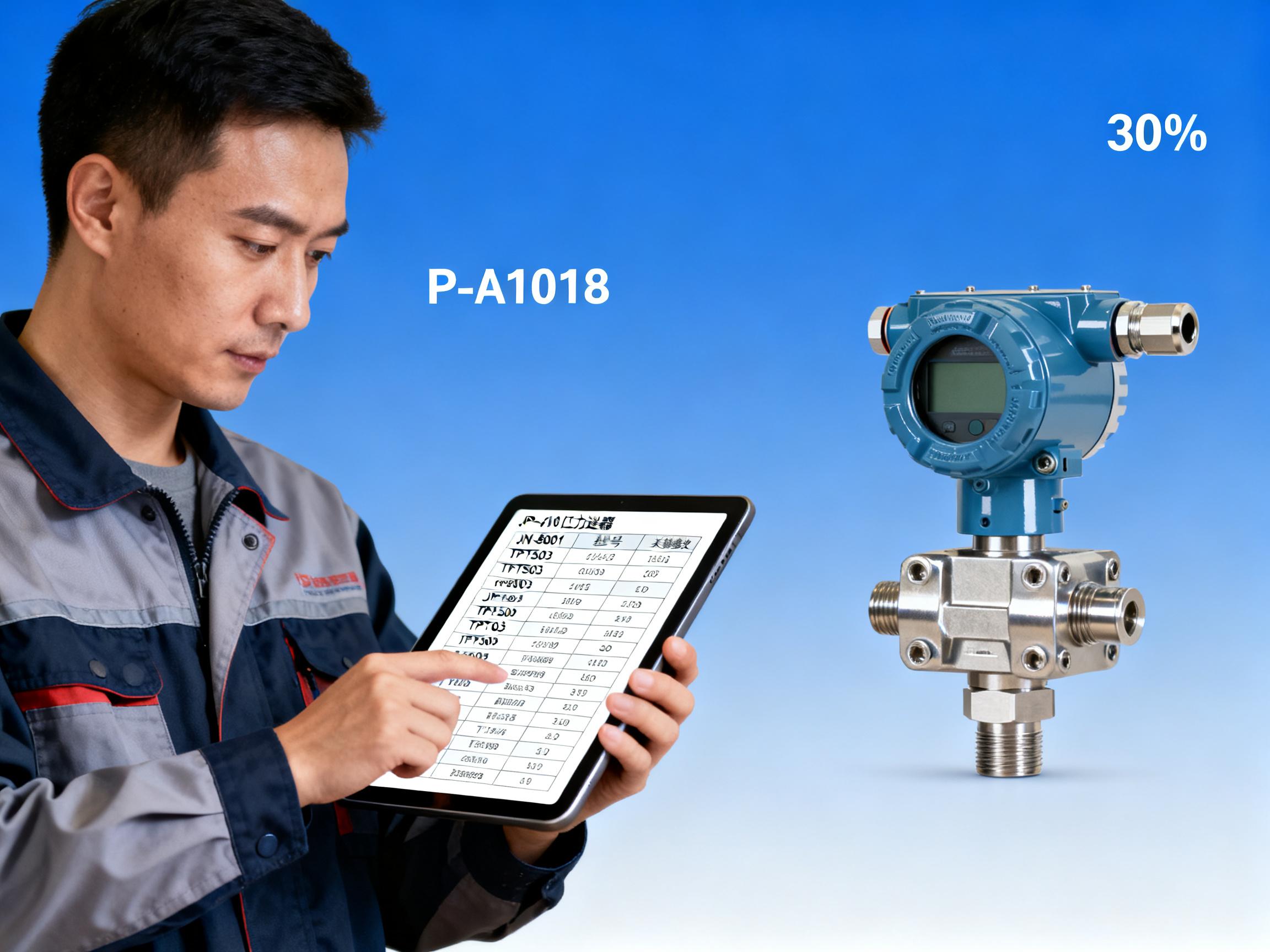 P-A1018压力变送器种类太多？一张表格帮你快速选型