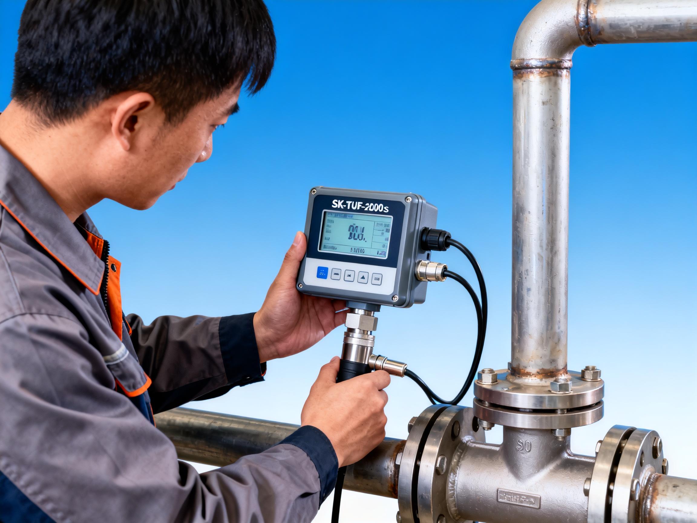 SK-TUF-2000S超声波变送器对比测试：为何成为技术人员的首选？