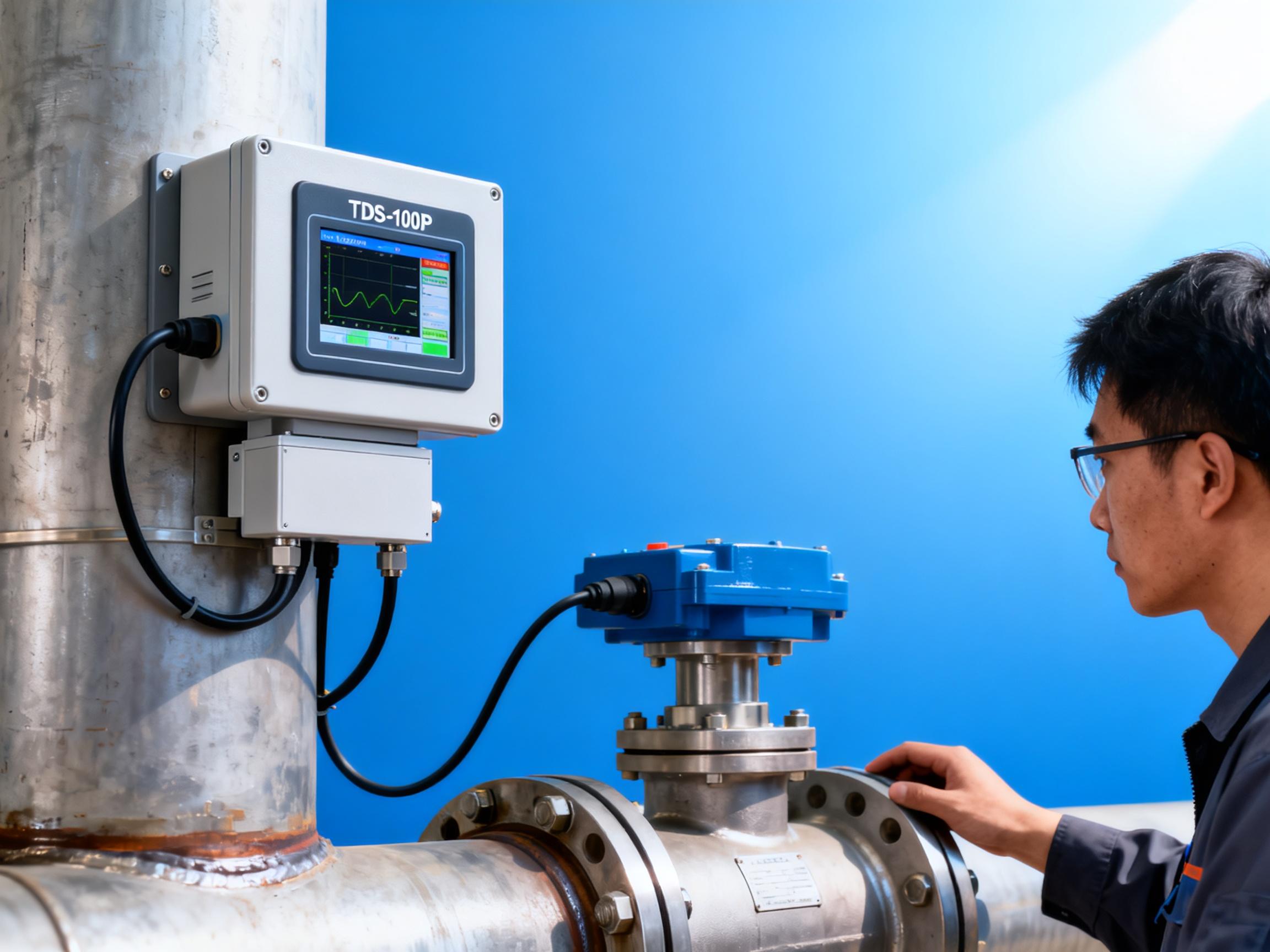 TDS-100P壁挂式超声波流量传感器如何提升工业现场检测效率？