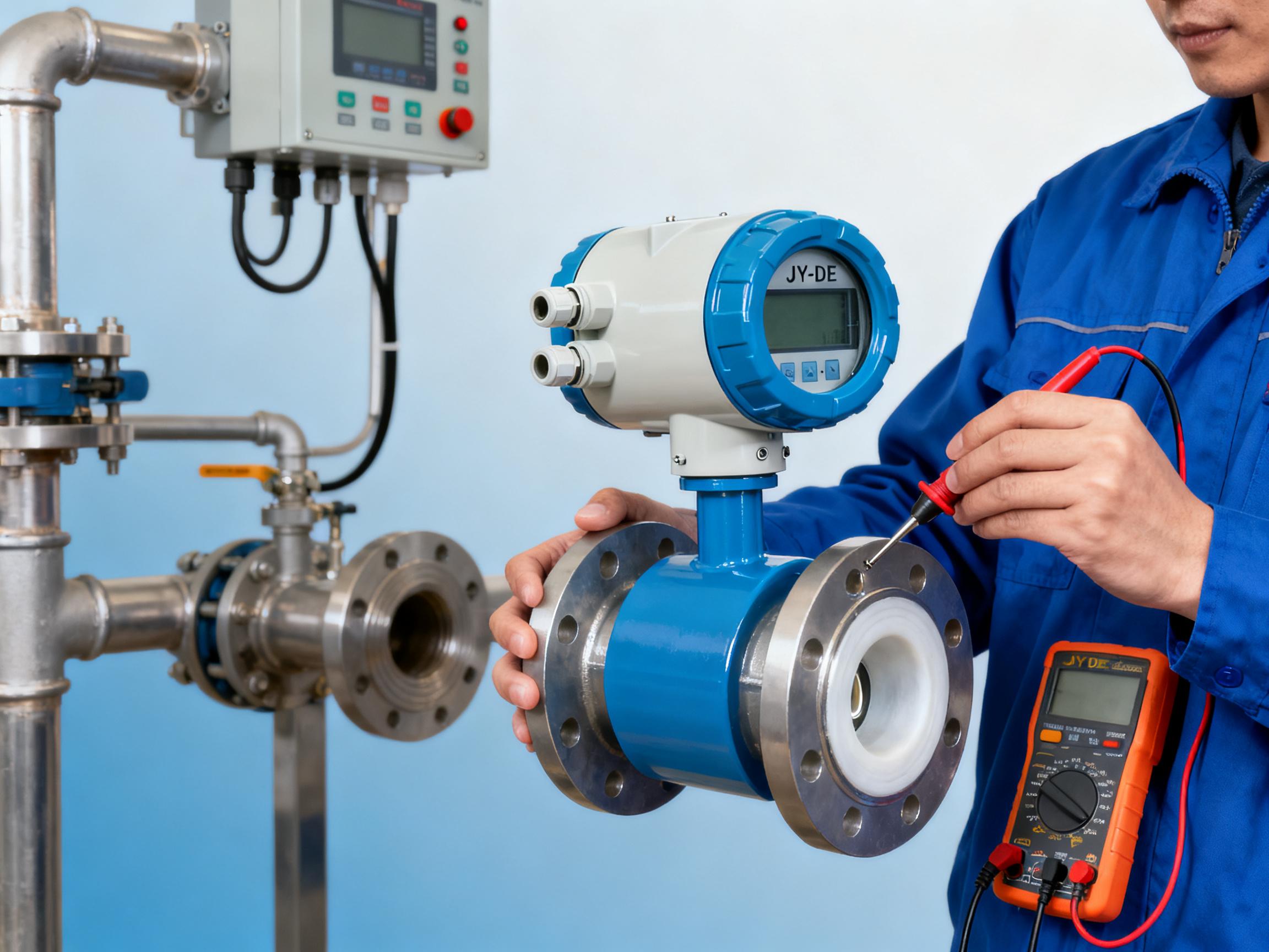 JY-LDE电磁流量计常见故障及快速解决方法