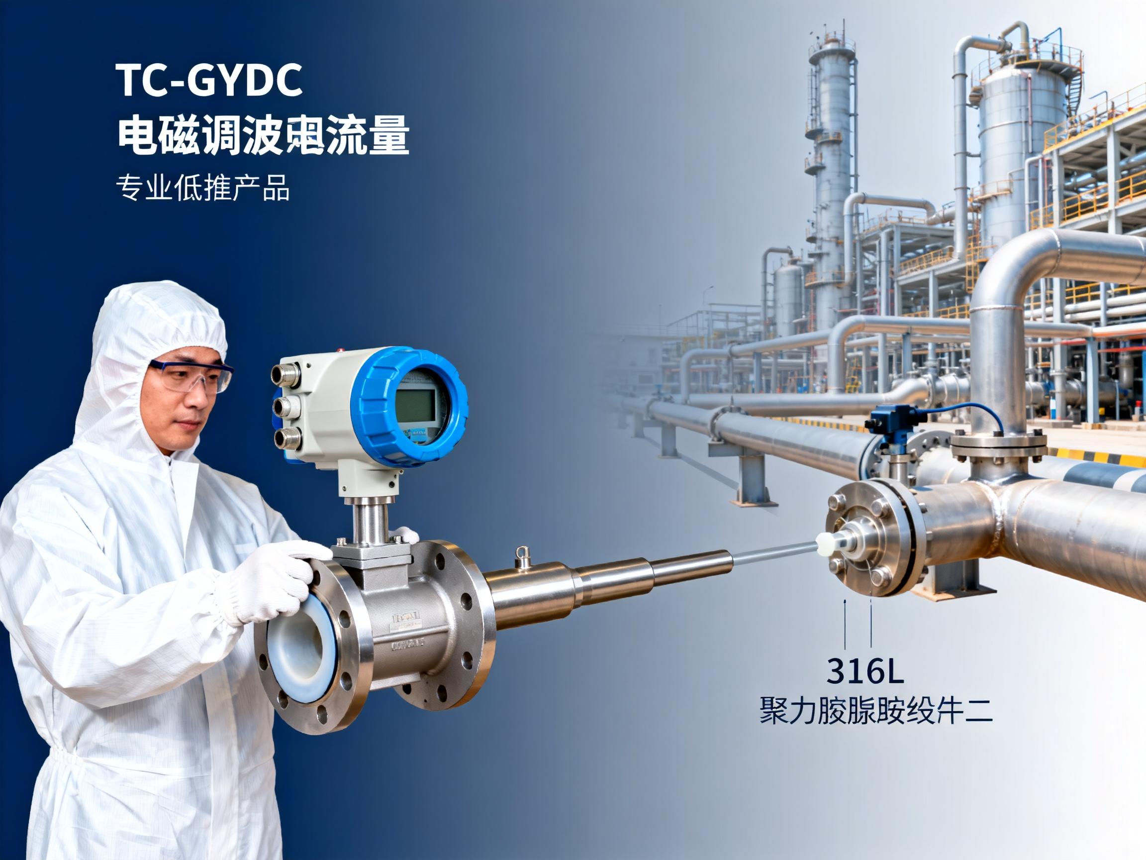 TC-GYDC电磁流量计选型指南：3步搞定化工行业流量监测