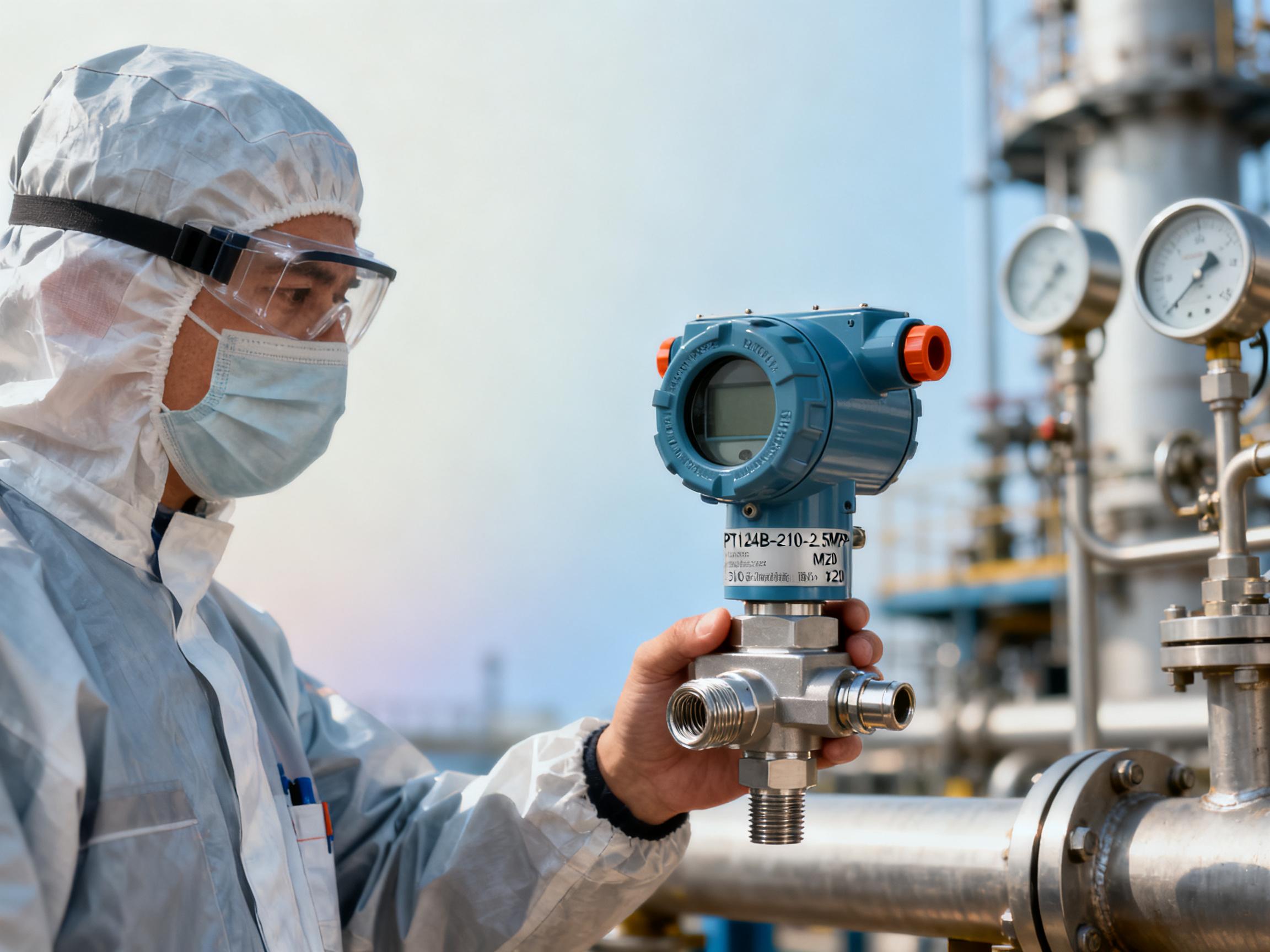 PT124B-210-2.5MPa-M20压力变送器应用案例：化工厂安全监测方案