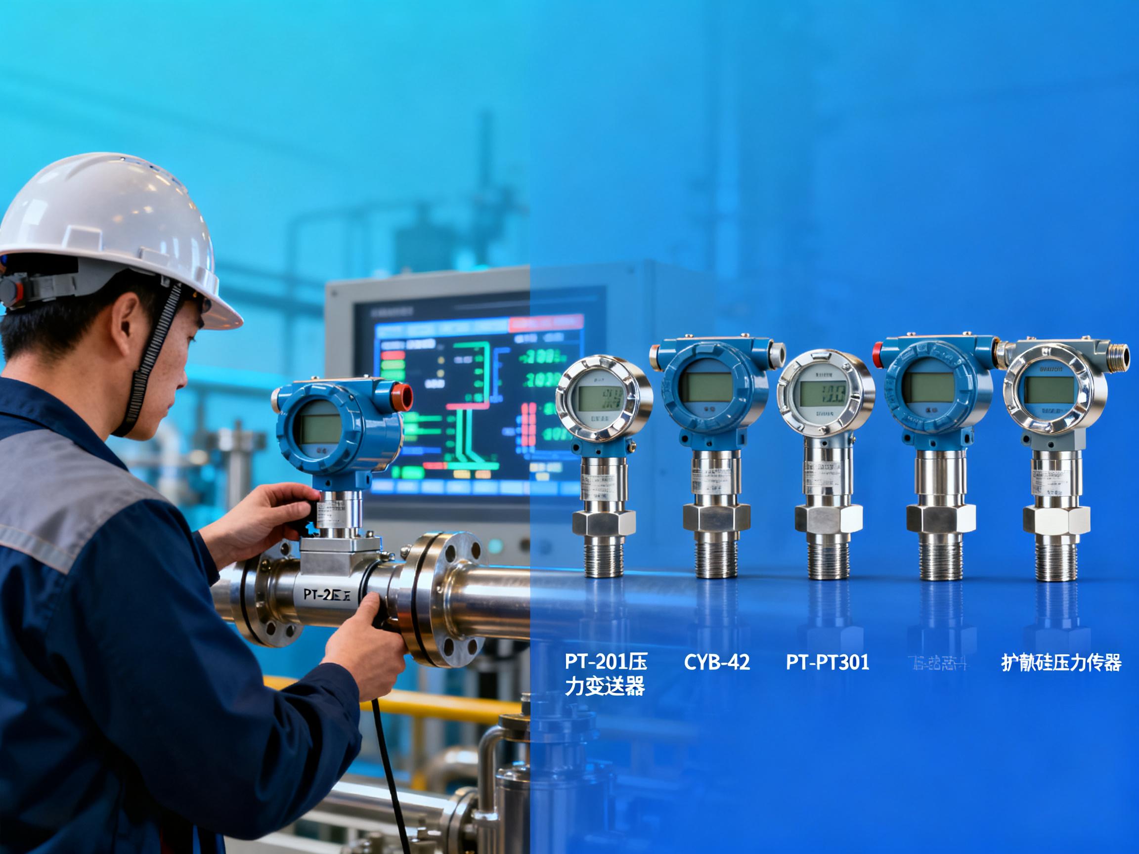 PT-201压力变送器哪里好？5大扩散硅液体气体压力传感器品牌对比