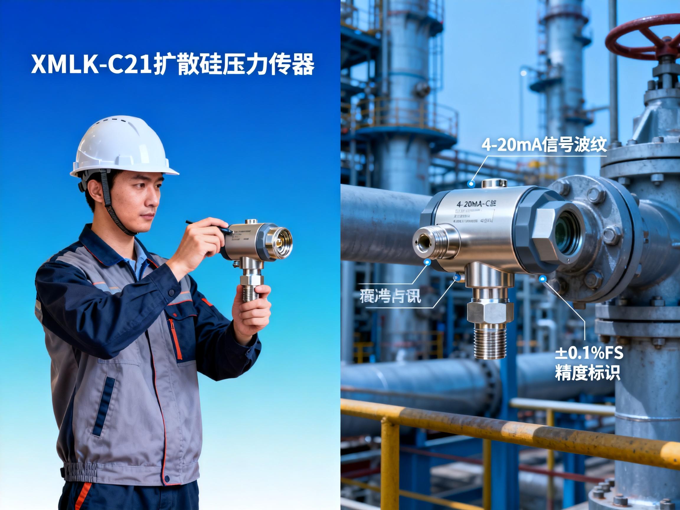 扩散硅赫斯曼压力传感器工作原理揭秘：XMLK-C21型号如何实现**测量？