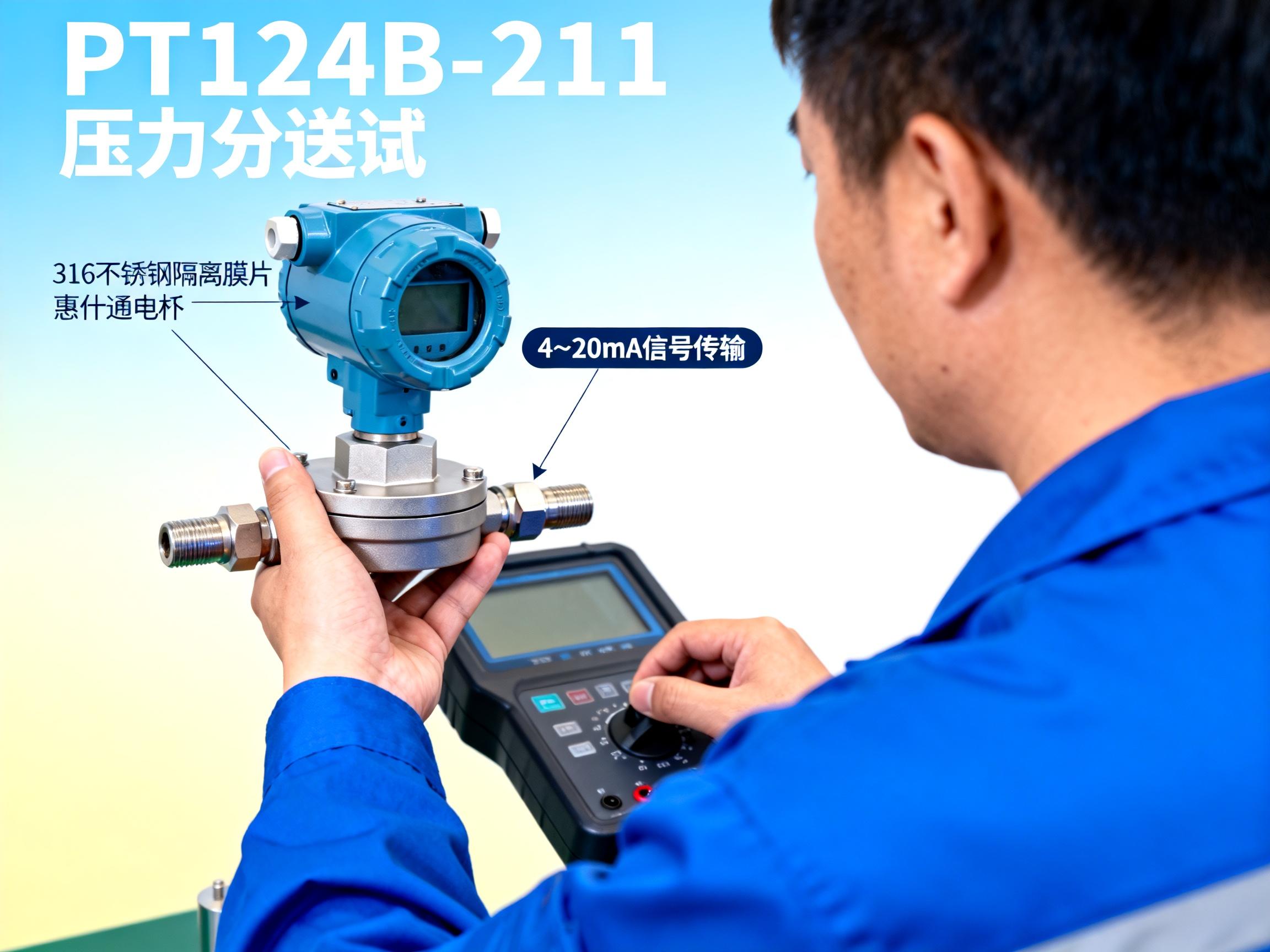 PT124B-211压力变送器原理太复杂？扩散硅赫斯曼压力传感器工作原理一图看懂