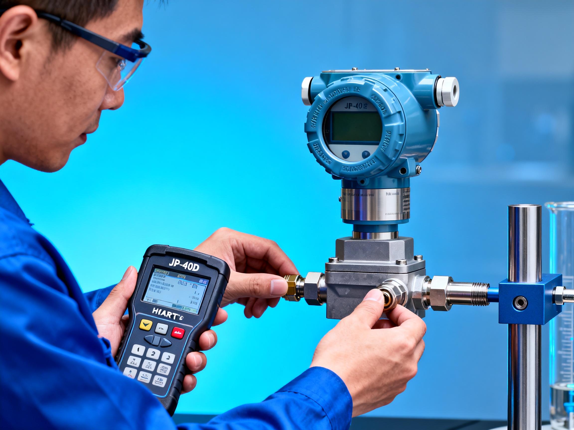 扩散硅赫斯曼压力传感器标定总出错？JP-40D压力变送器标定步骤详解来了