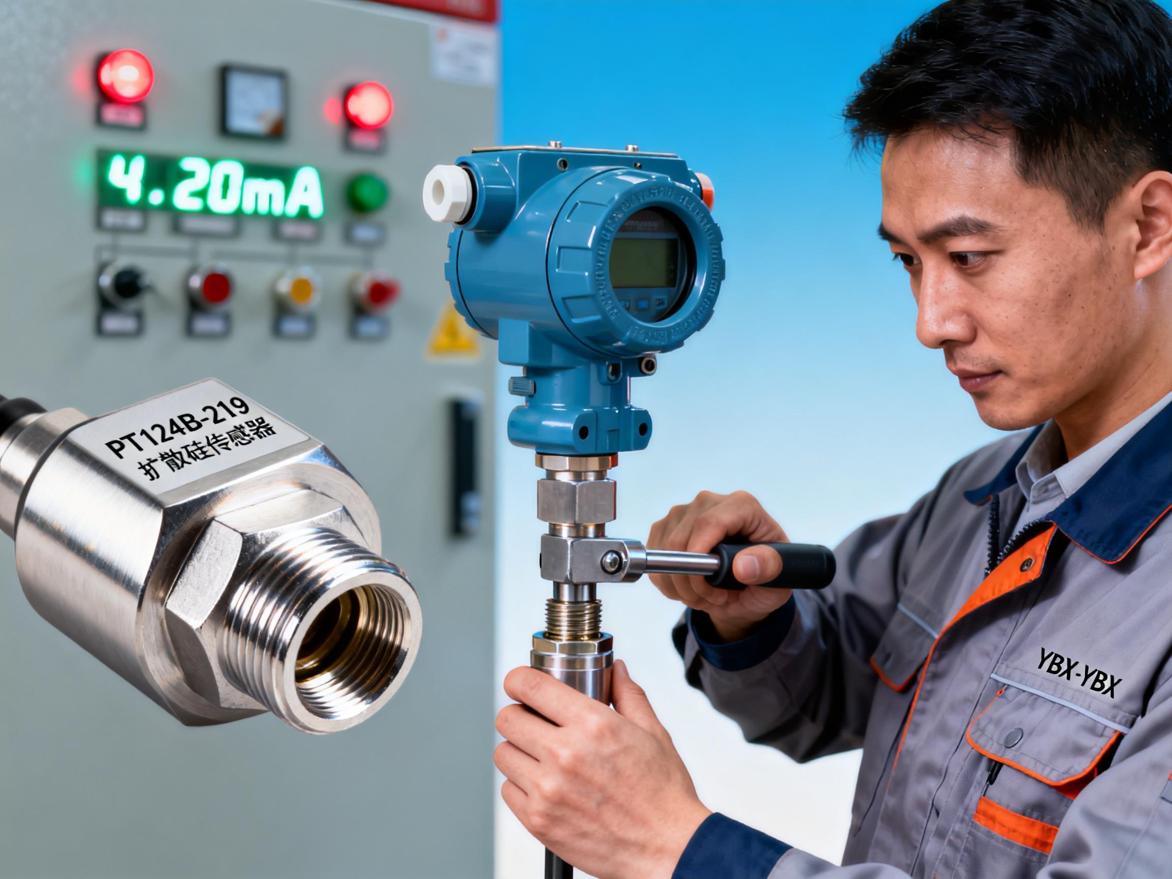 YBX-YBX压力变送器操作指南：扩散硅赫斯曼传感器安装调试的5个关键步骤