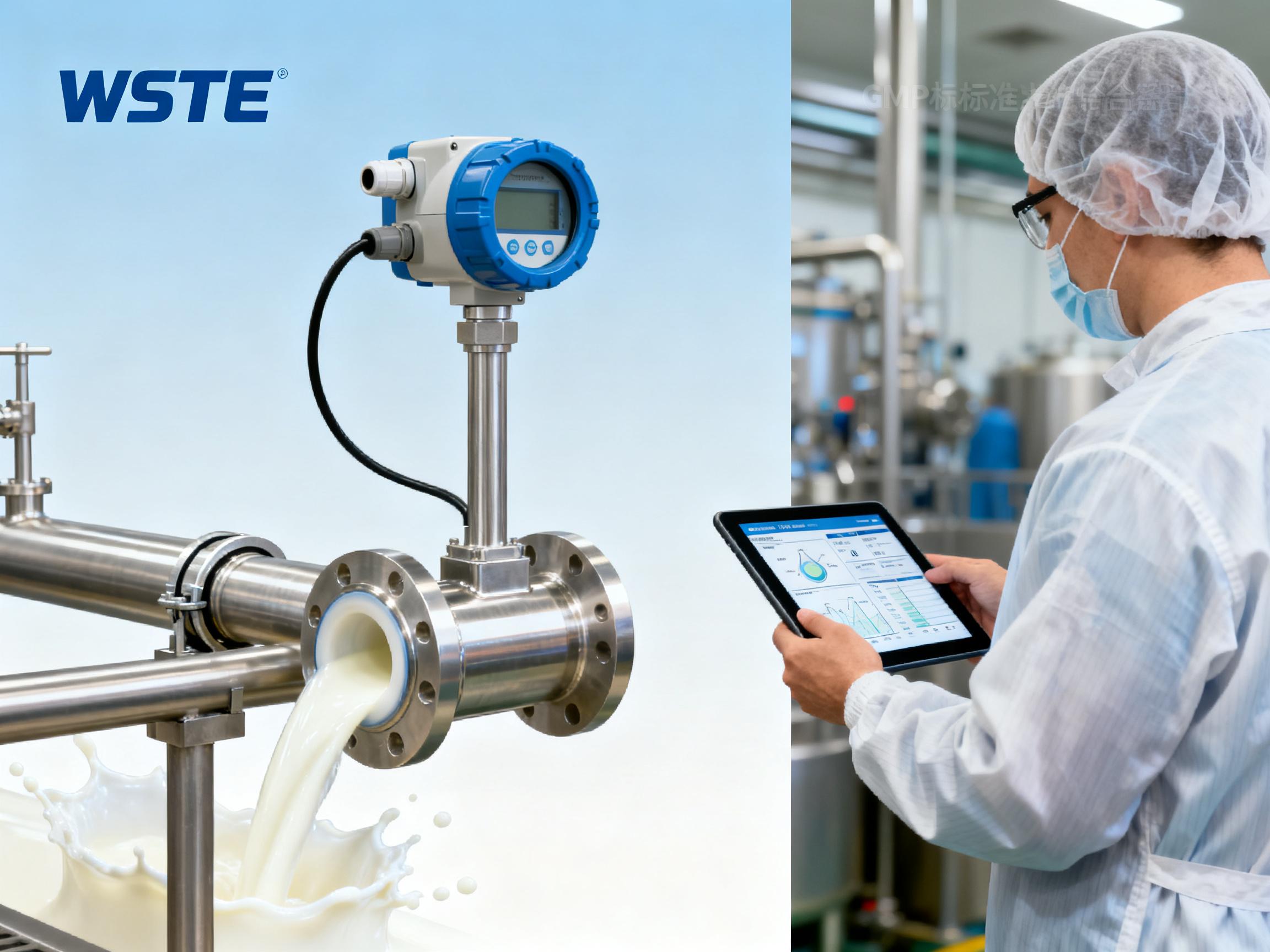WSTE电磁流量计在食品行业的应用案例：如何实现0污染液体输送？