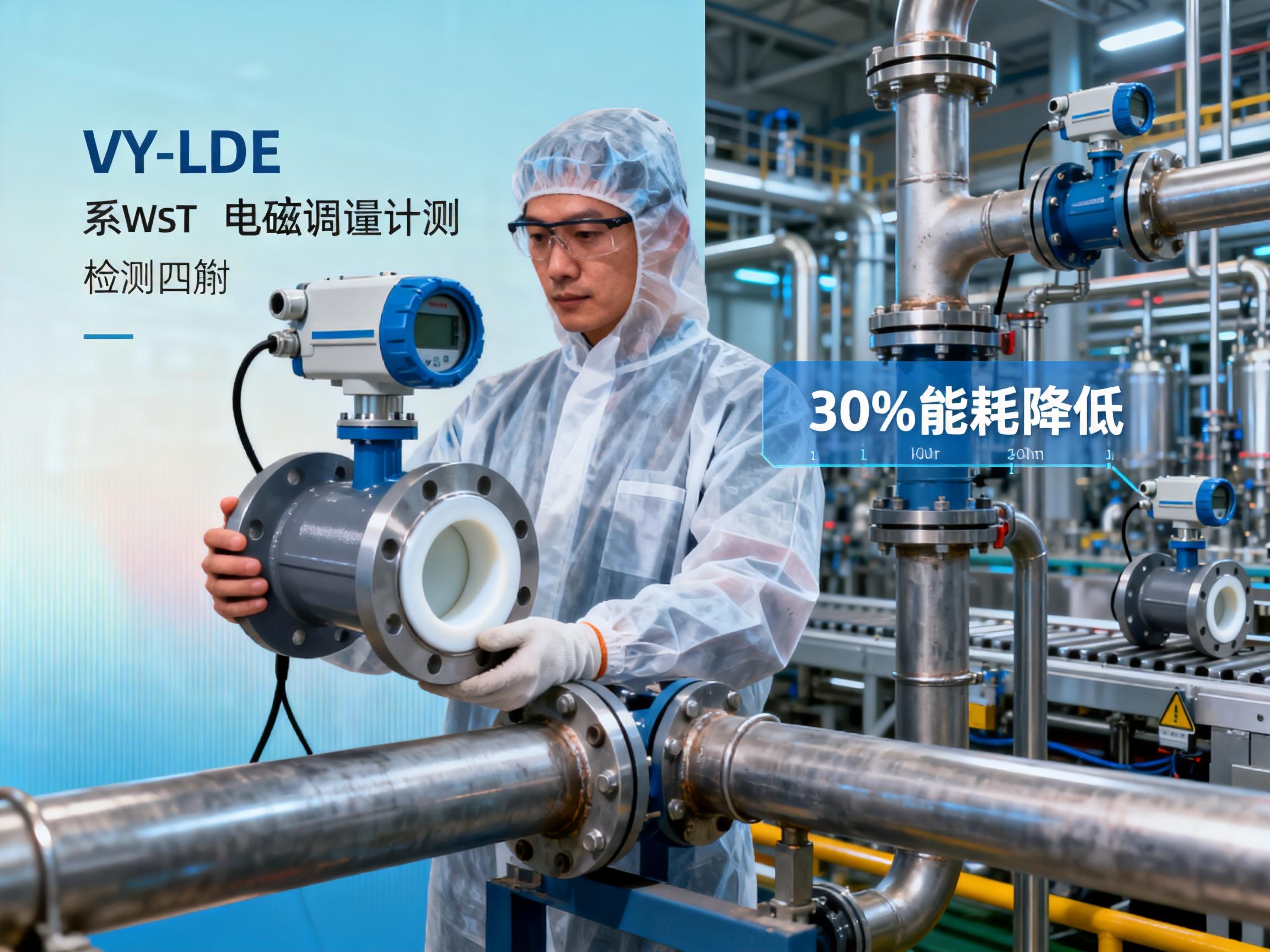WST电磁流量计vs传统流量计：为什么化工厂都在升级？省电30%实测数据