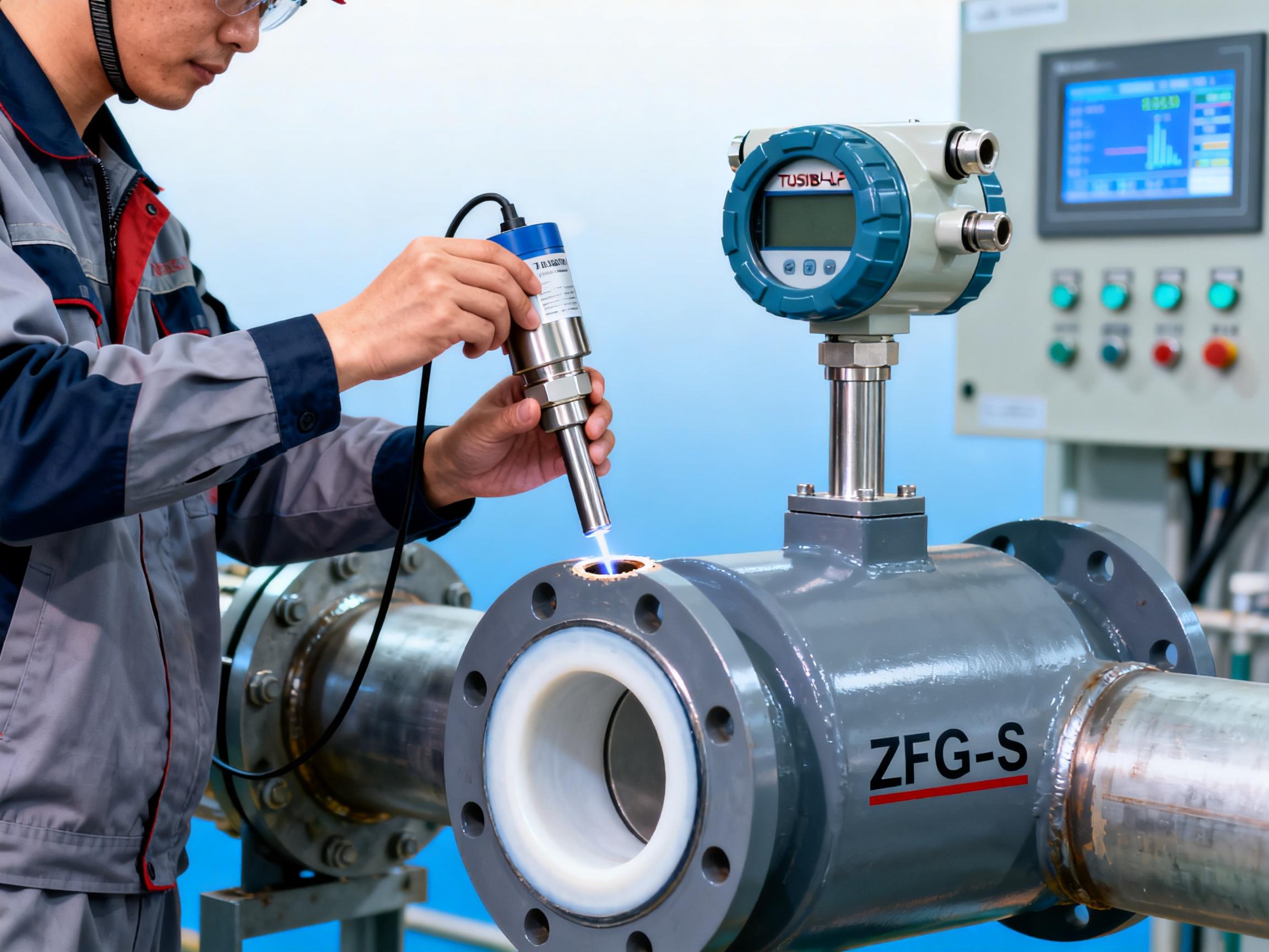 TOSHIBA-LF电磁流量计安装指南：3分钟掌握插入式传感器的正确使用方法