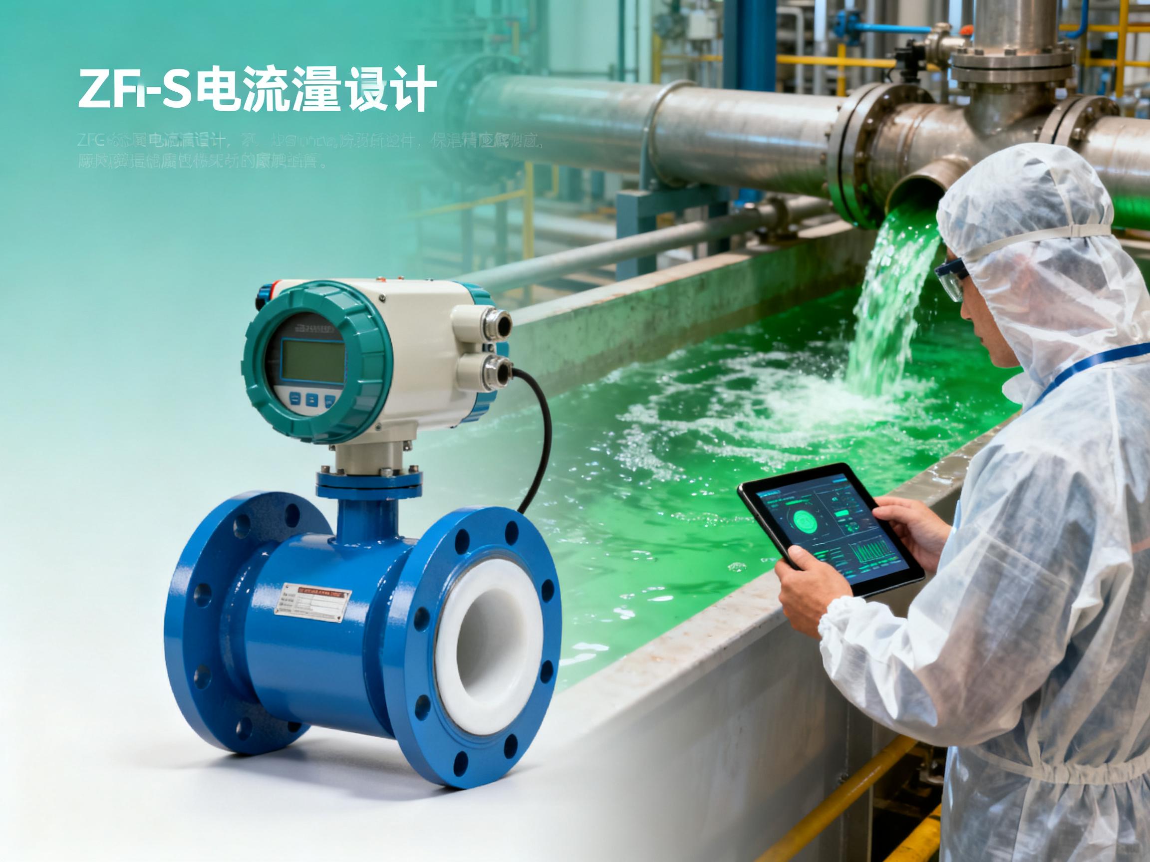 ZFG-S电磁流量计如何解决强腐蚀液体测量难题？内衬四氟橡胶的5大优势解析