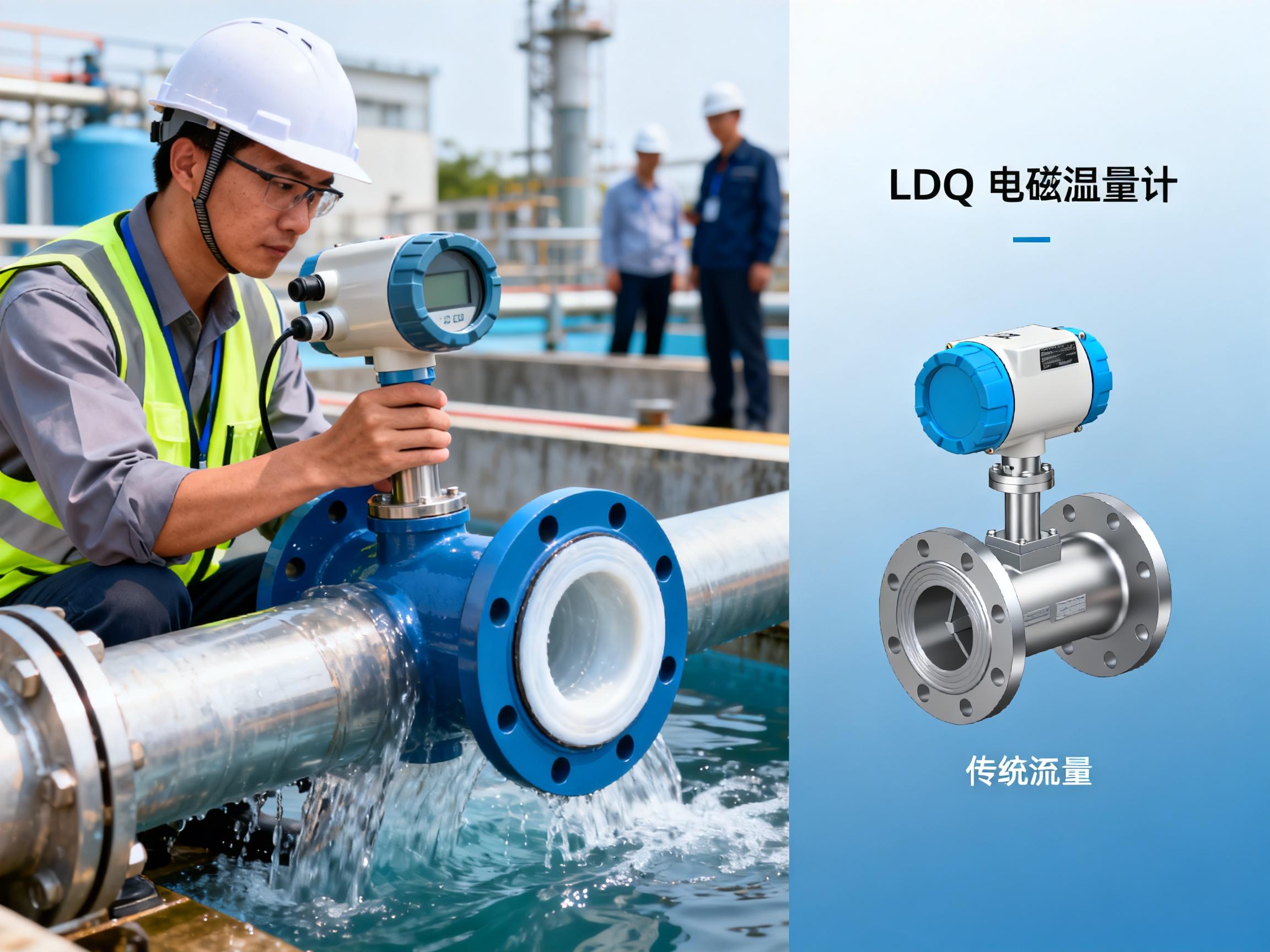 LDQ电磁流量计vs传统涡轮流量计：水处理行业节省20%成本的实测对比