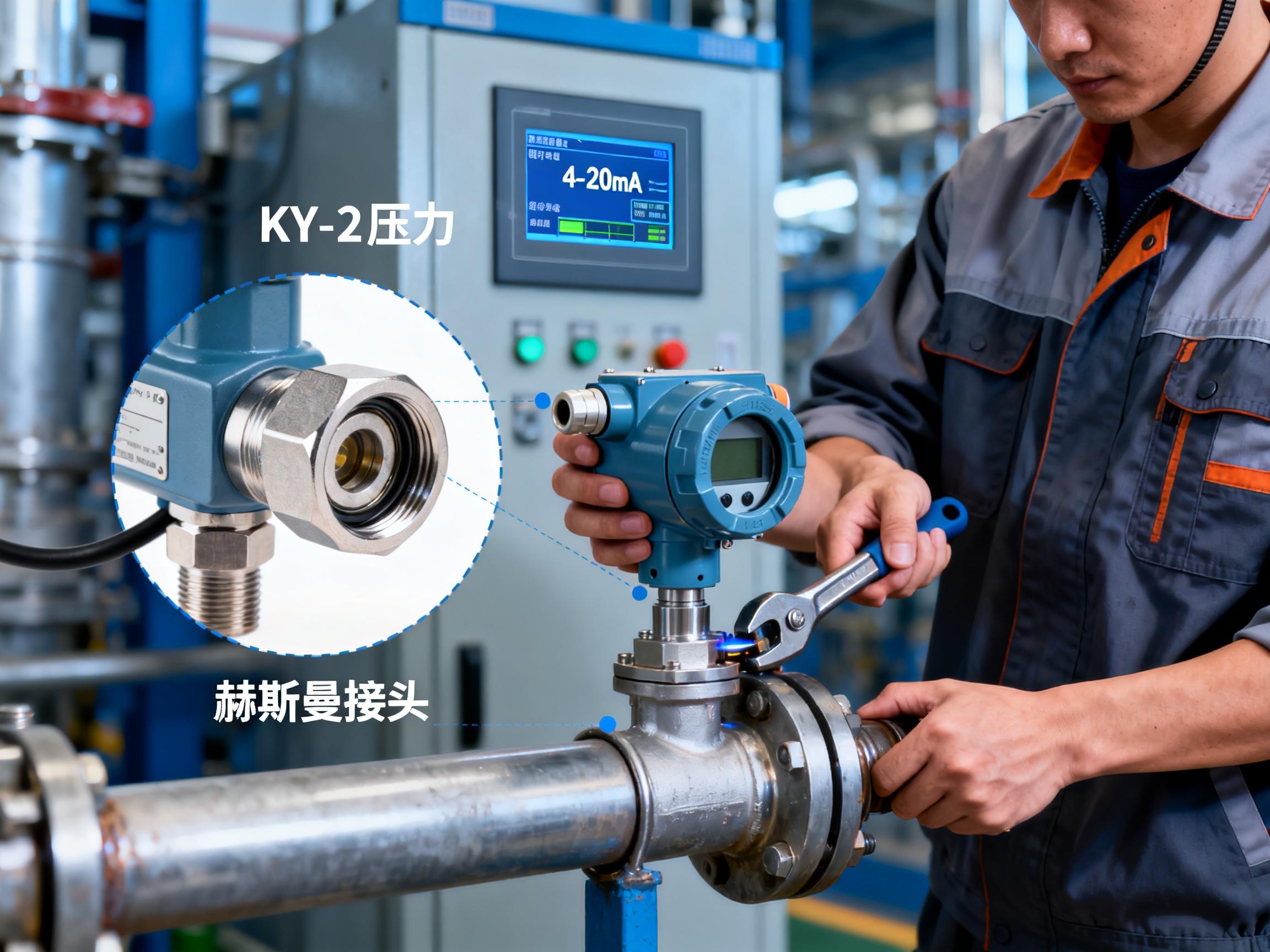KY-2压力变送器怎么用？扩散硅赫斯曼压力传感器操作手册