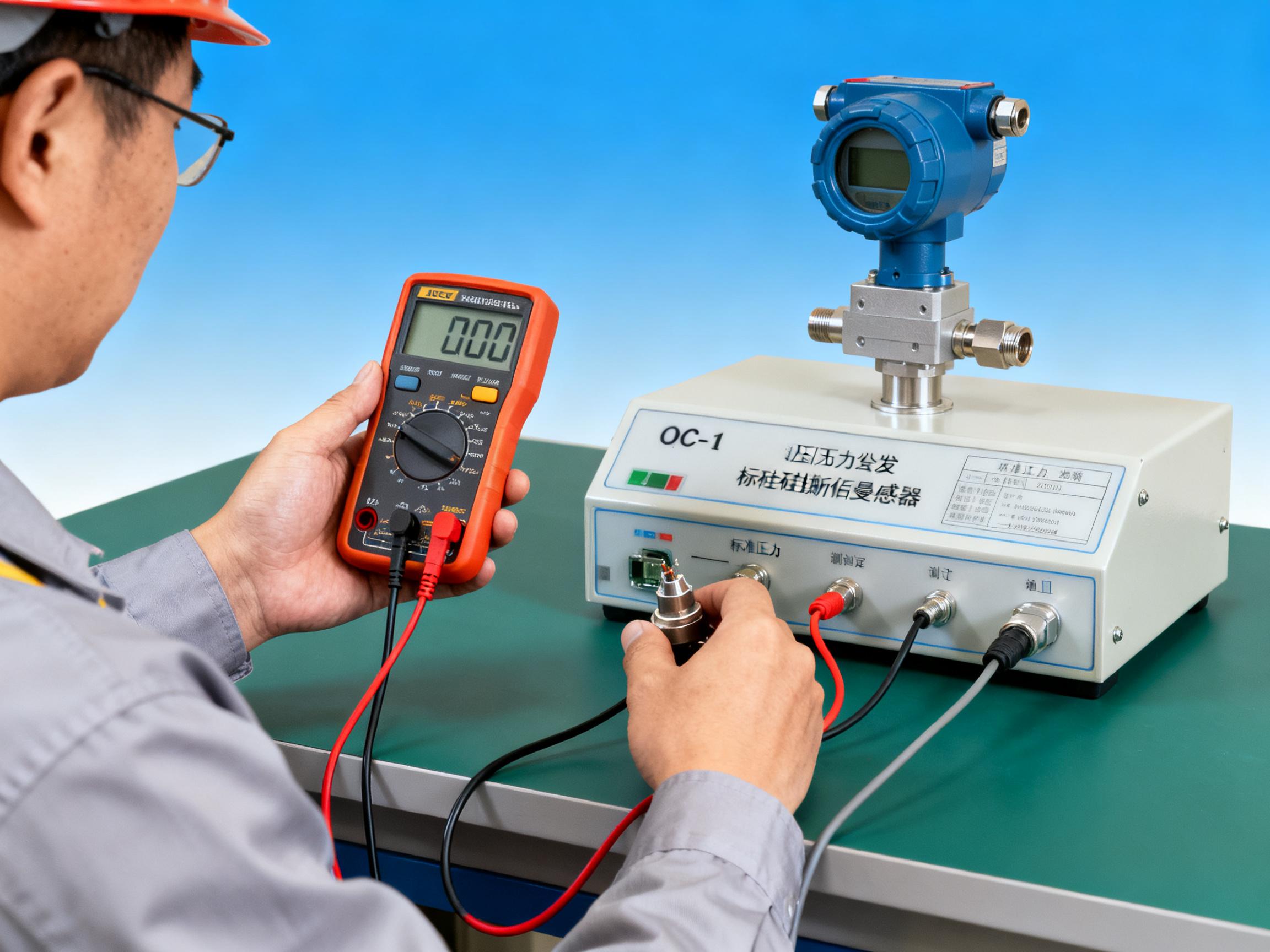 OC-1压力变送器标定教程：扩散硅赫斯曼传感器使用技巧